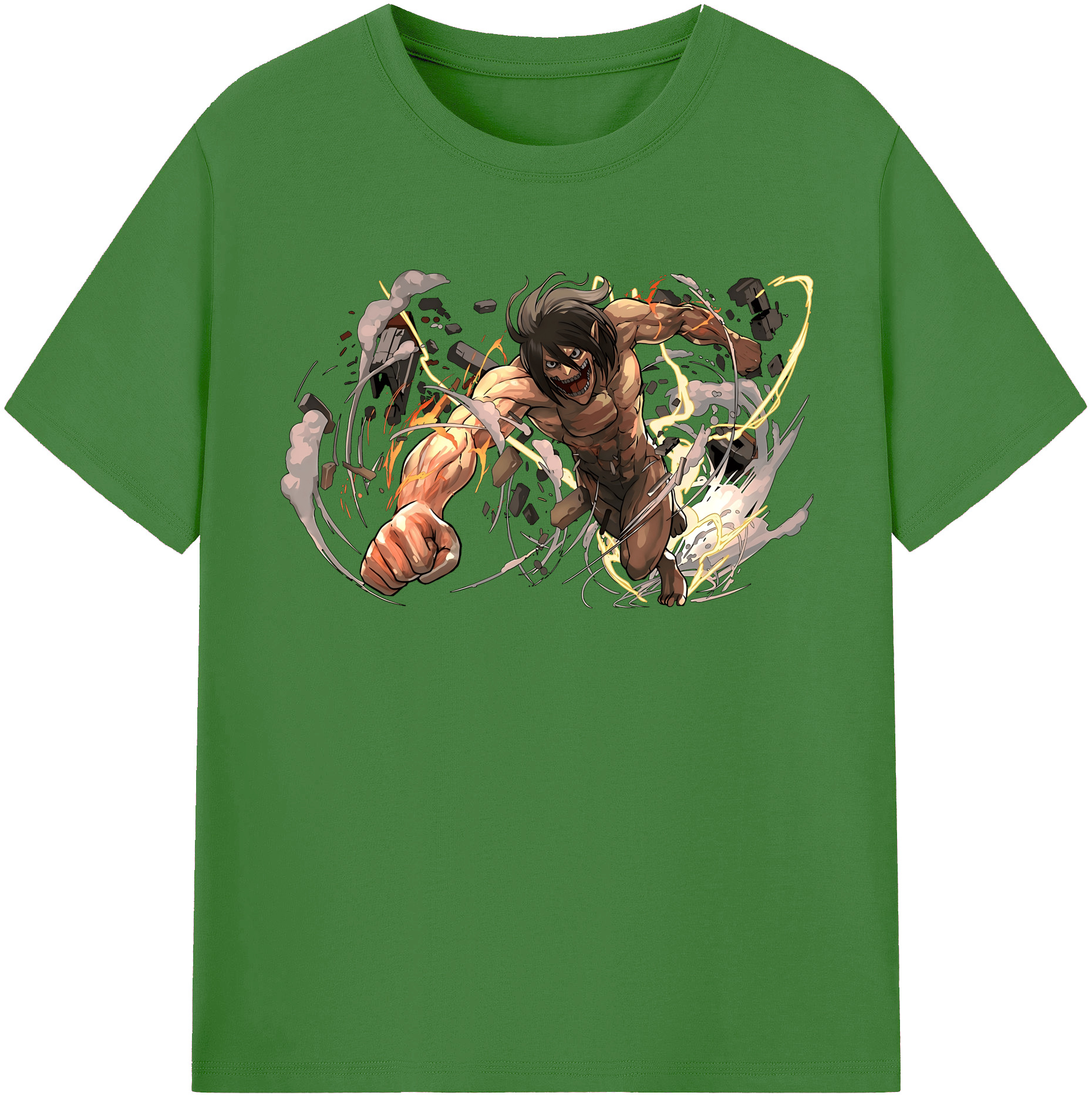 （画像用） 進撃の巨人 Attack on Titan レディースカジュアルプリントTシャツ（綿100％）